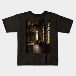 Apothecary Shop Render - Medieval Herbalist Kids T-Shirt